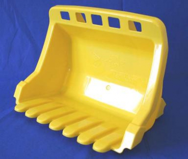 Kippschüssel für rollyTrac Lader gelb