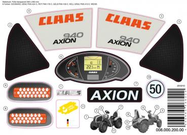 Aufkleber X-Trac CLAAS AXION 940