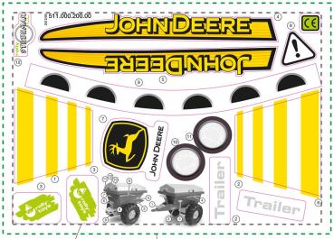 Aufkleber rollyStreumax John Deere