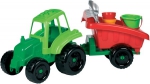 Kleiner Traktor m. Anh�nger & Pflanz-Set