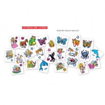 Mini-Diamant-Tattoo-Set 24-tlg.