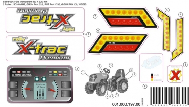 Aufkleber für X-Trac Premium