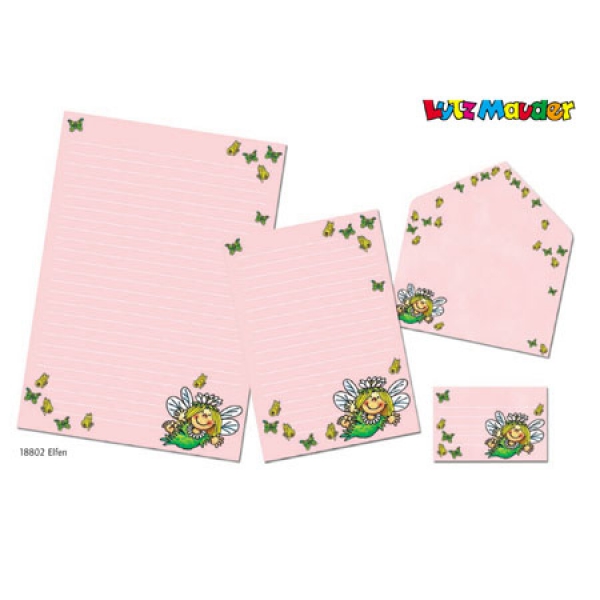 Briefpapier-Set ELFEN